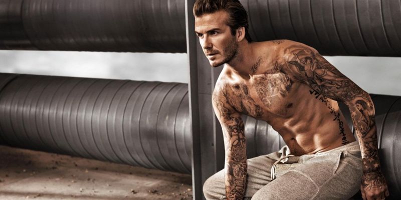 Hình xăm của Beckham trên cơ thể