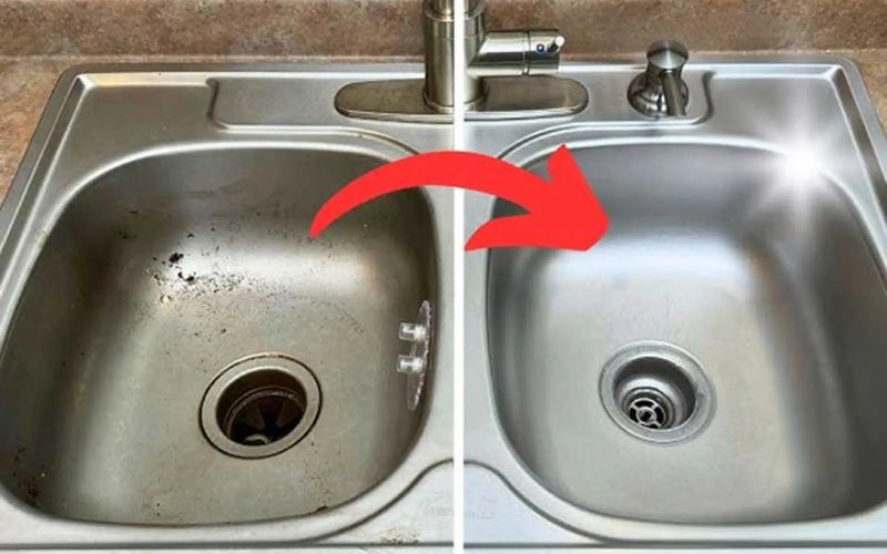 Vệ sinh bộ lọc rác bồn rửa bát thường xuyên
