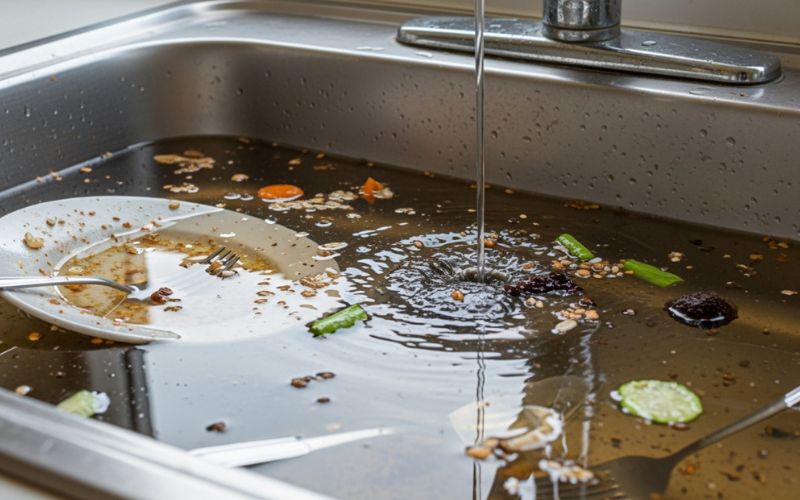 Nguyên nhân bồn rửa bát bị trào ngược và cách xử lý